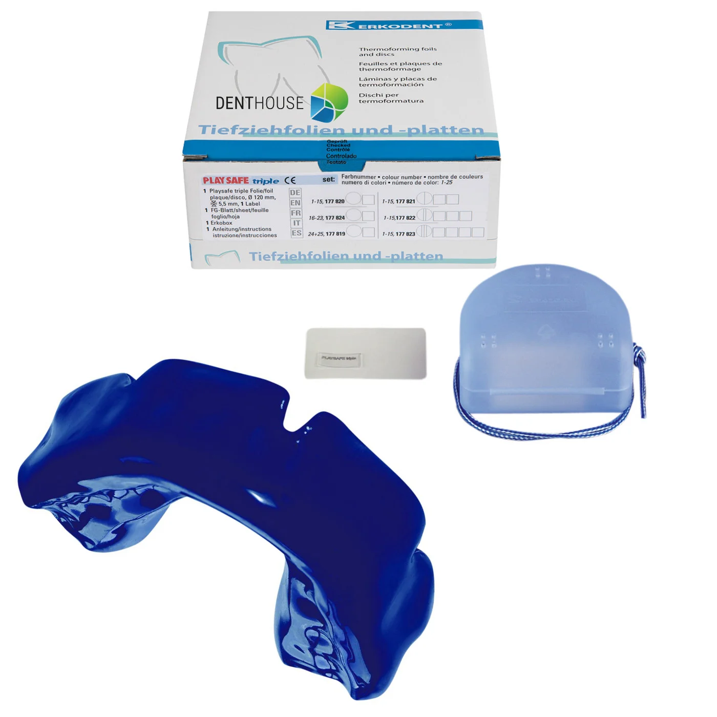 Playsafe-triple set DarkBlue 1-pack