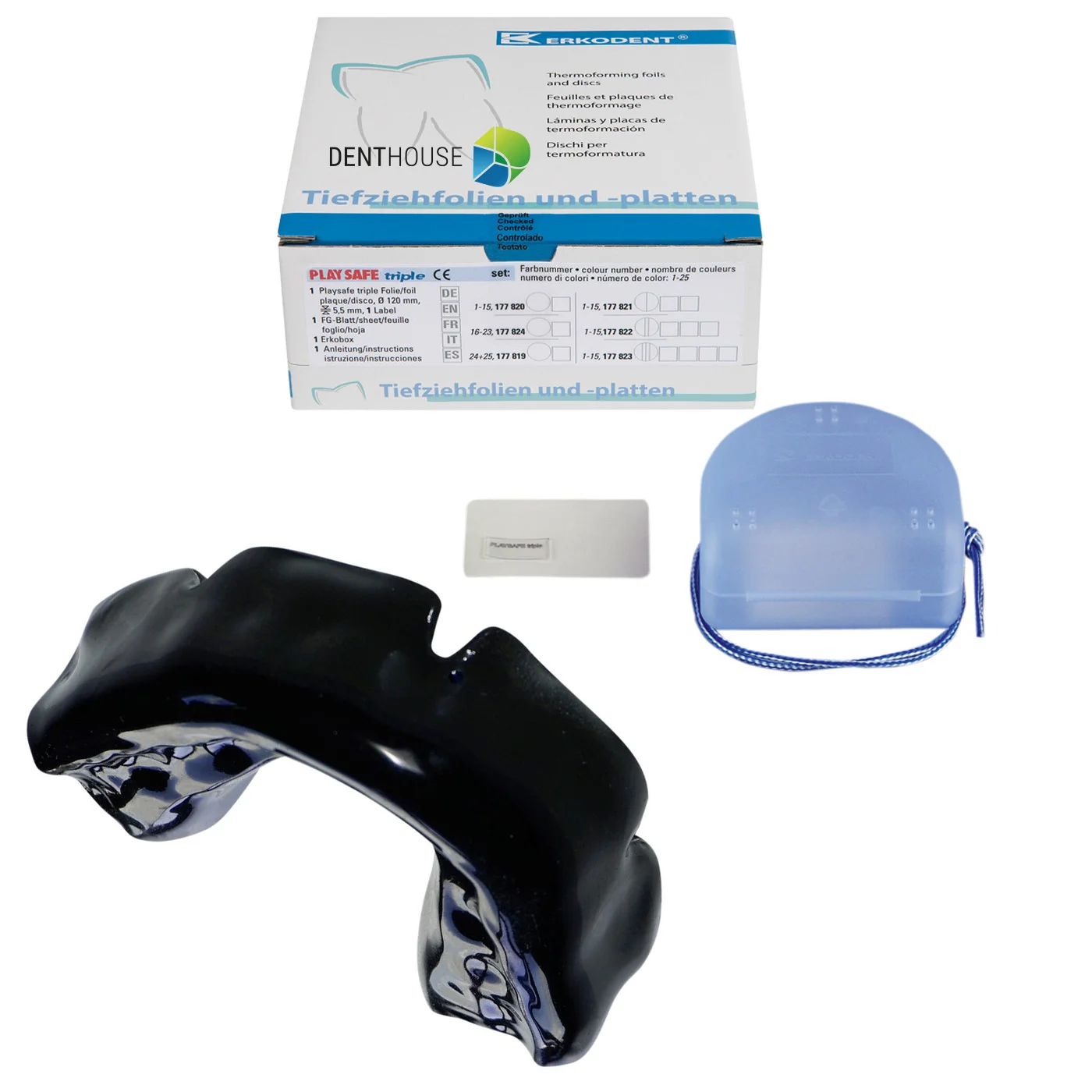 Playsafe-triple set deepblack 1-pack