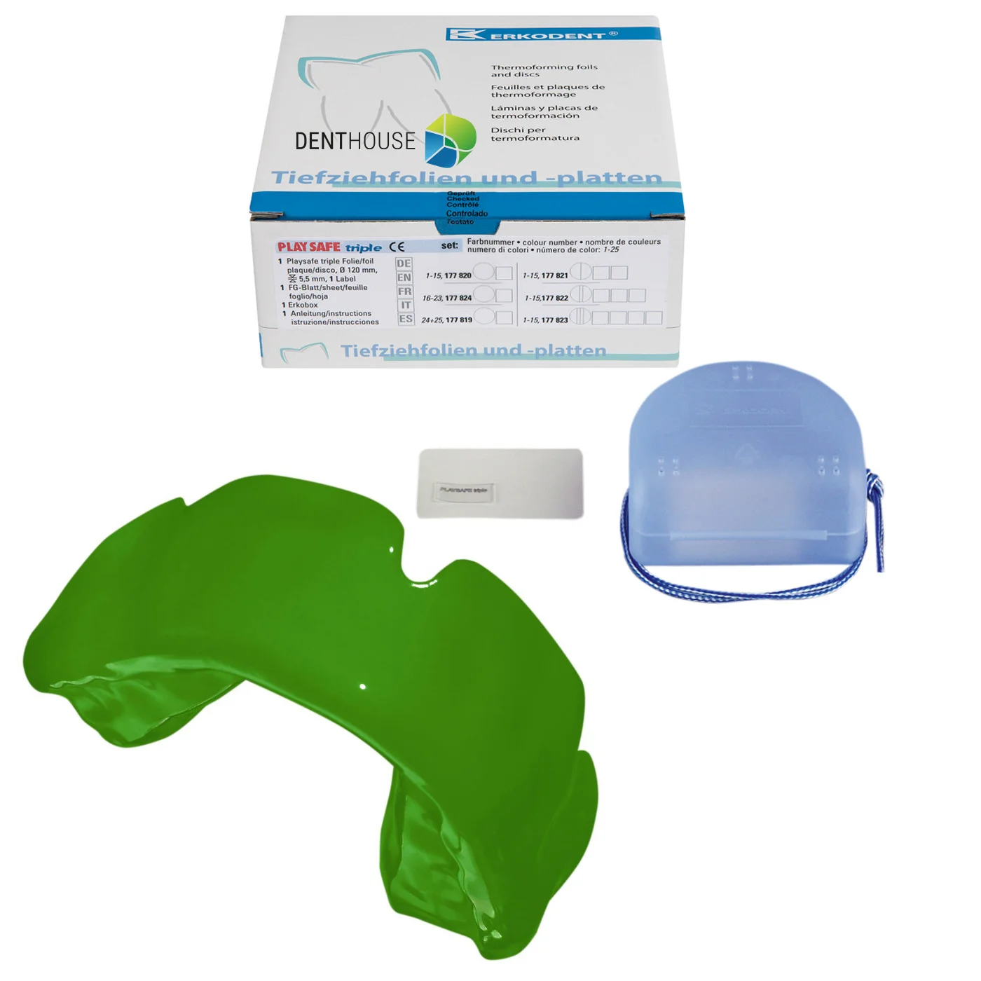 Playsafe-triple set Deepgreen 1-pack