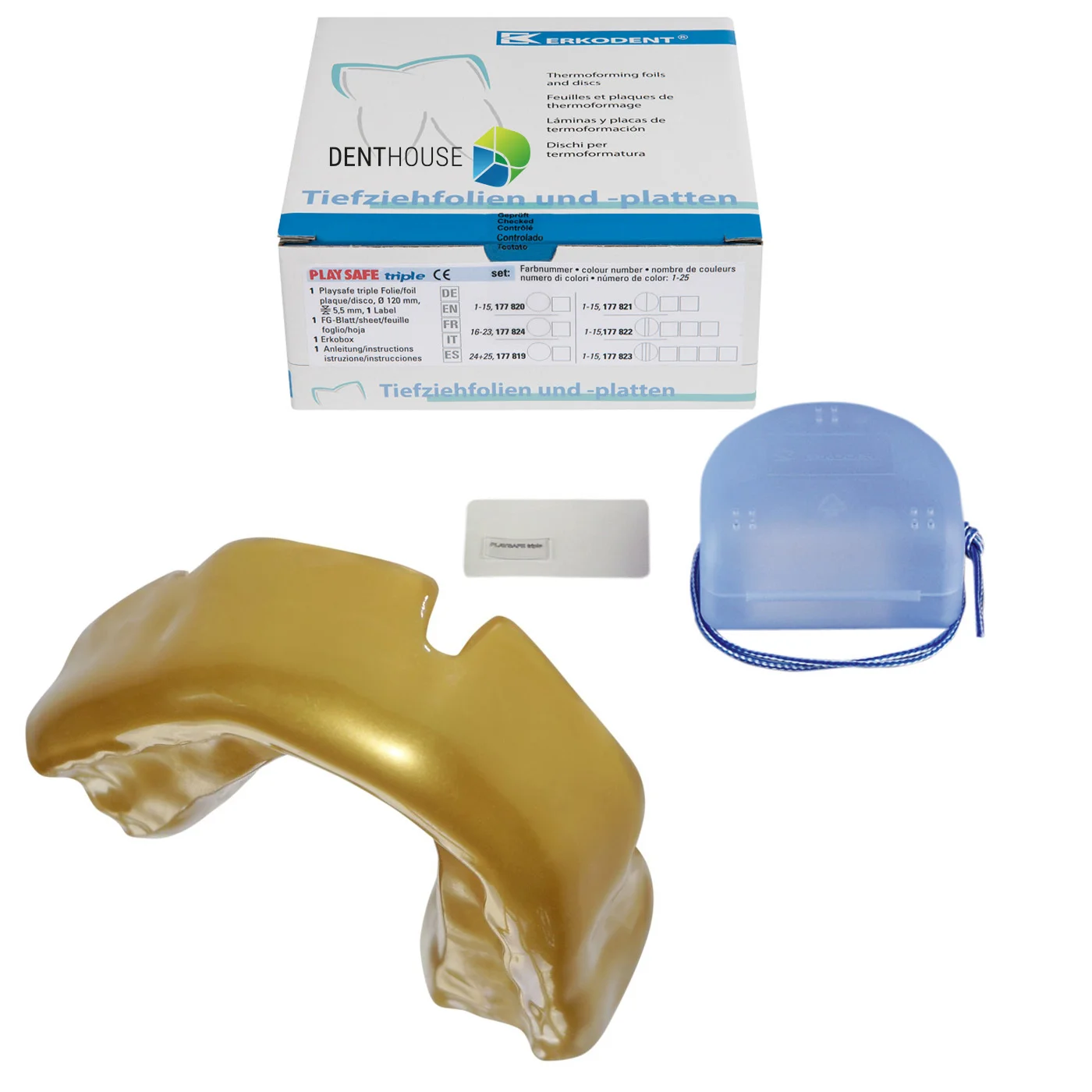 Playsafe-triple set Gold 1-pack