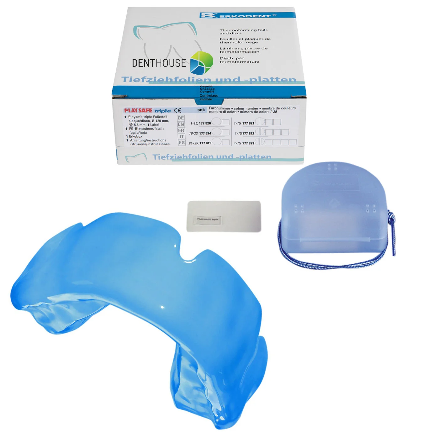 Playsafe-triple set LightBlue 1-pack