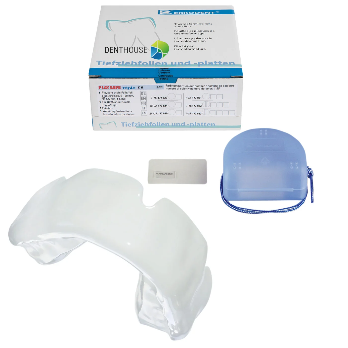 Playsafe-triple set Transparent 1-pack