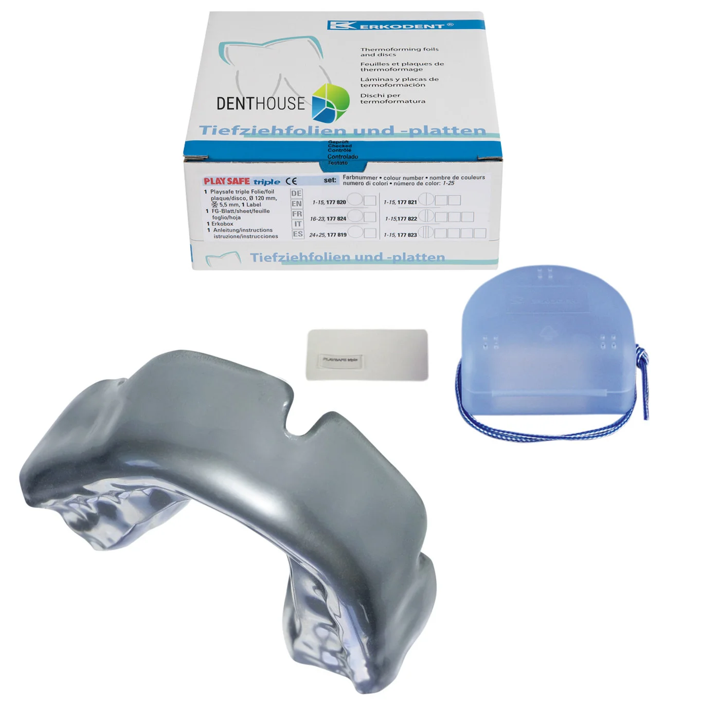 Playsafe-triple set Silver 1-pack