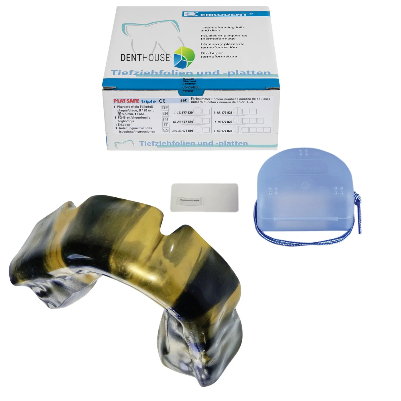 Playsafe triple set Goldflakes 1-pack