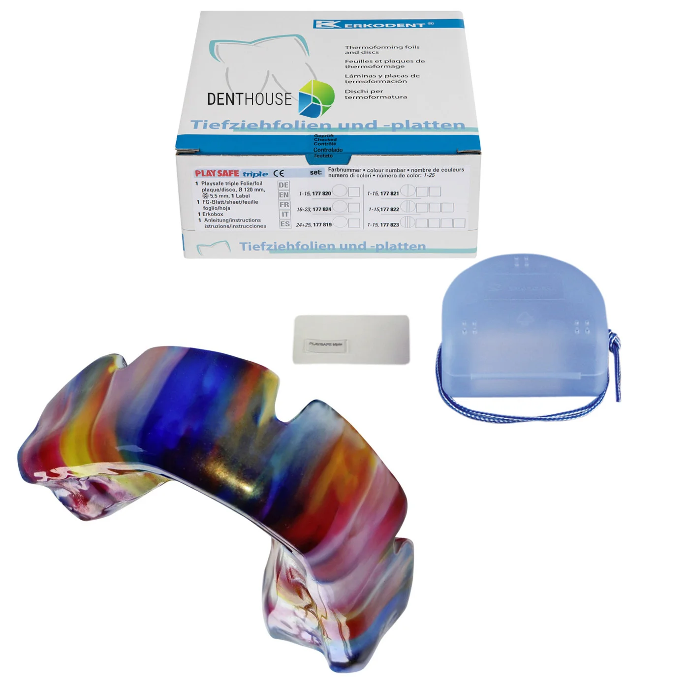 Playsafe triple set Rainbow 1-pack