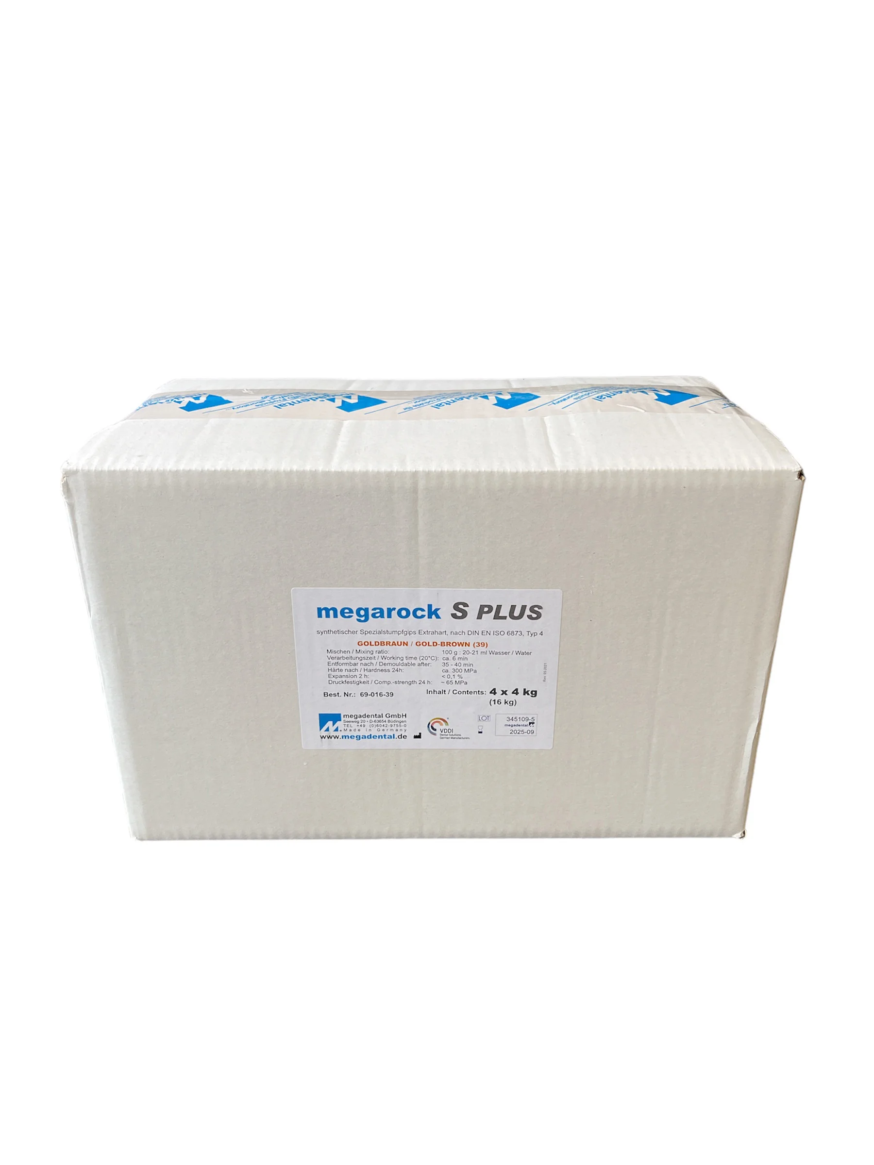 Megarock S PLUS klass 4 (4x 4 kg) / Goldenbrown