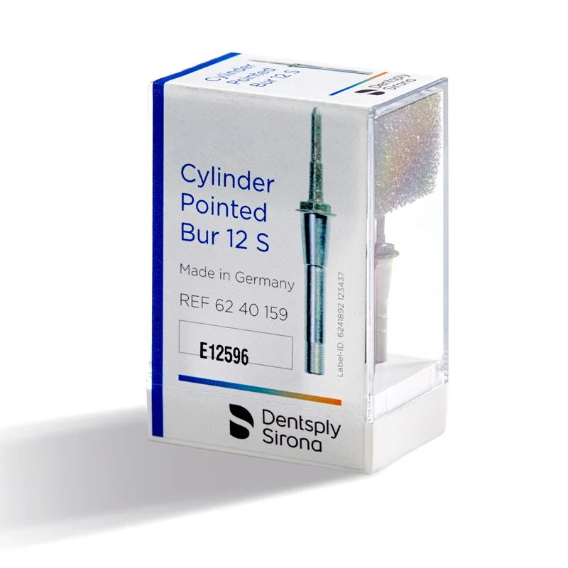 Sirona Diamant Cylinder Pointed Bur 12 S MCXL