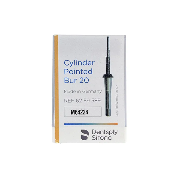 Sirona Diamant cylinder pointed bur 20 MCXL