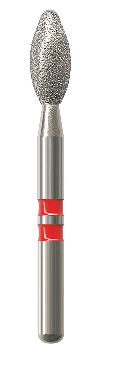 NTI - Diamantfräs zirkon Z-Cut- K369-025F-FG- 5-pack, röd=fin