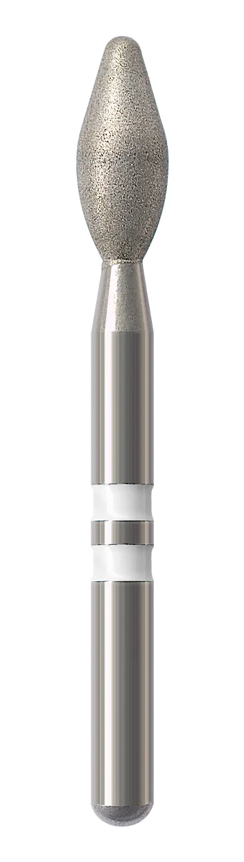 NTI - Diamantfräs zirkon Z-Cut- K369-025UF-FG- 5-pack, vit=ultrafin