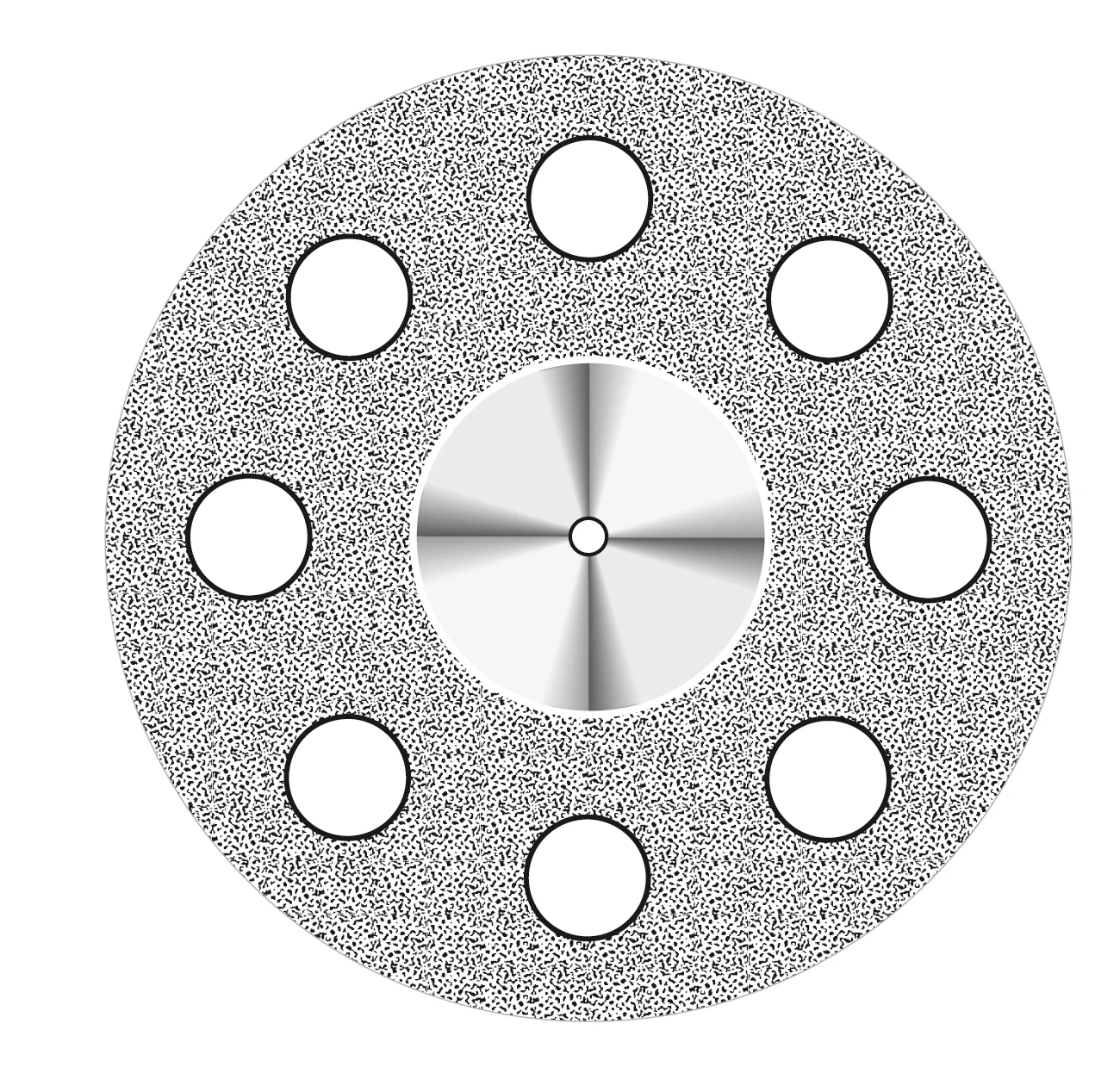 NTI - Diamant disk, Superflex (blå-medium)- 350.524.190- 1-pack