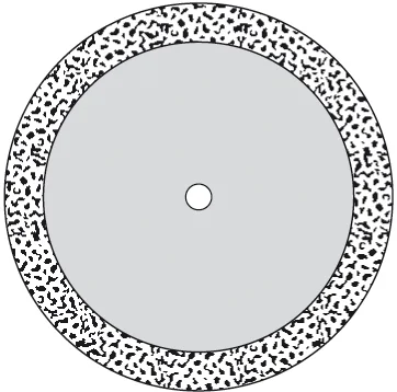 NTI - Diamant disk, Superflex (röd-fin)- 361.514.080- 1-pack