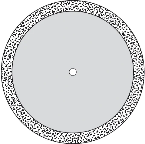 NTI - Diamant disk, Superflex (röd-fin)- 361.514.100- 1-pack