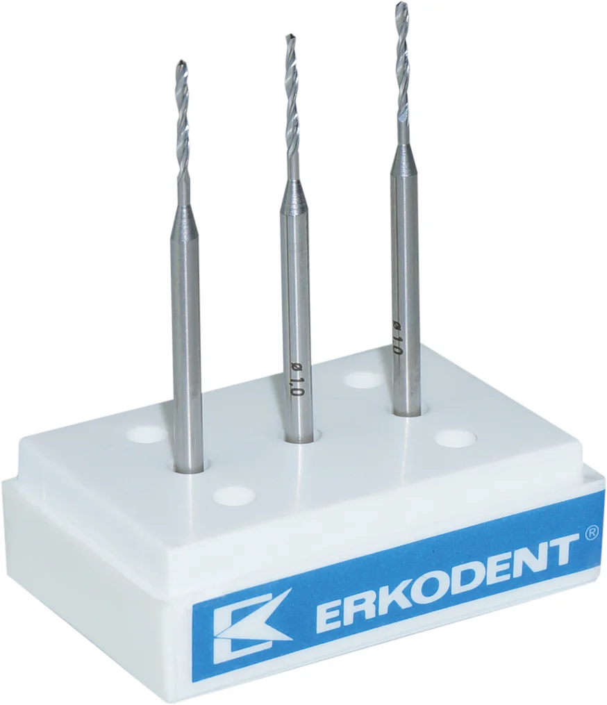 HSS-spiralborr,  1,0 mm 3st För utskärning i hårda och halvhårda plattor.