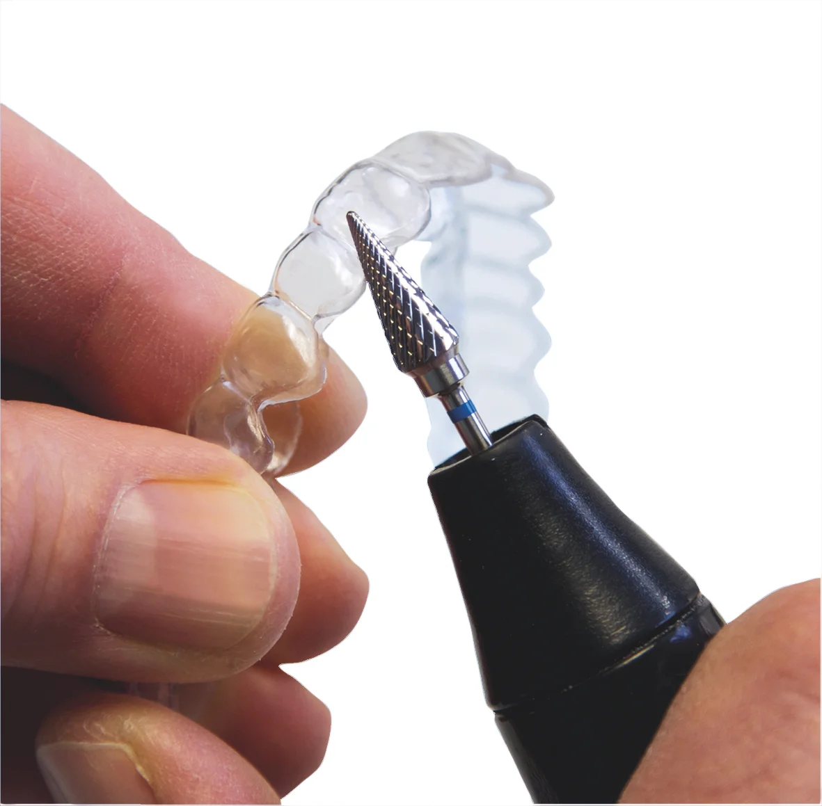 Korsskuren hårdmetallfräs med konisk form, 1st