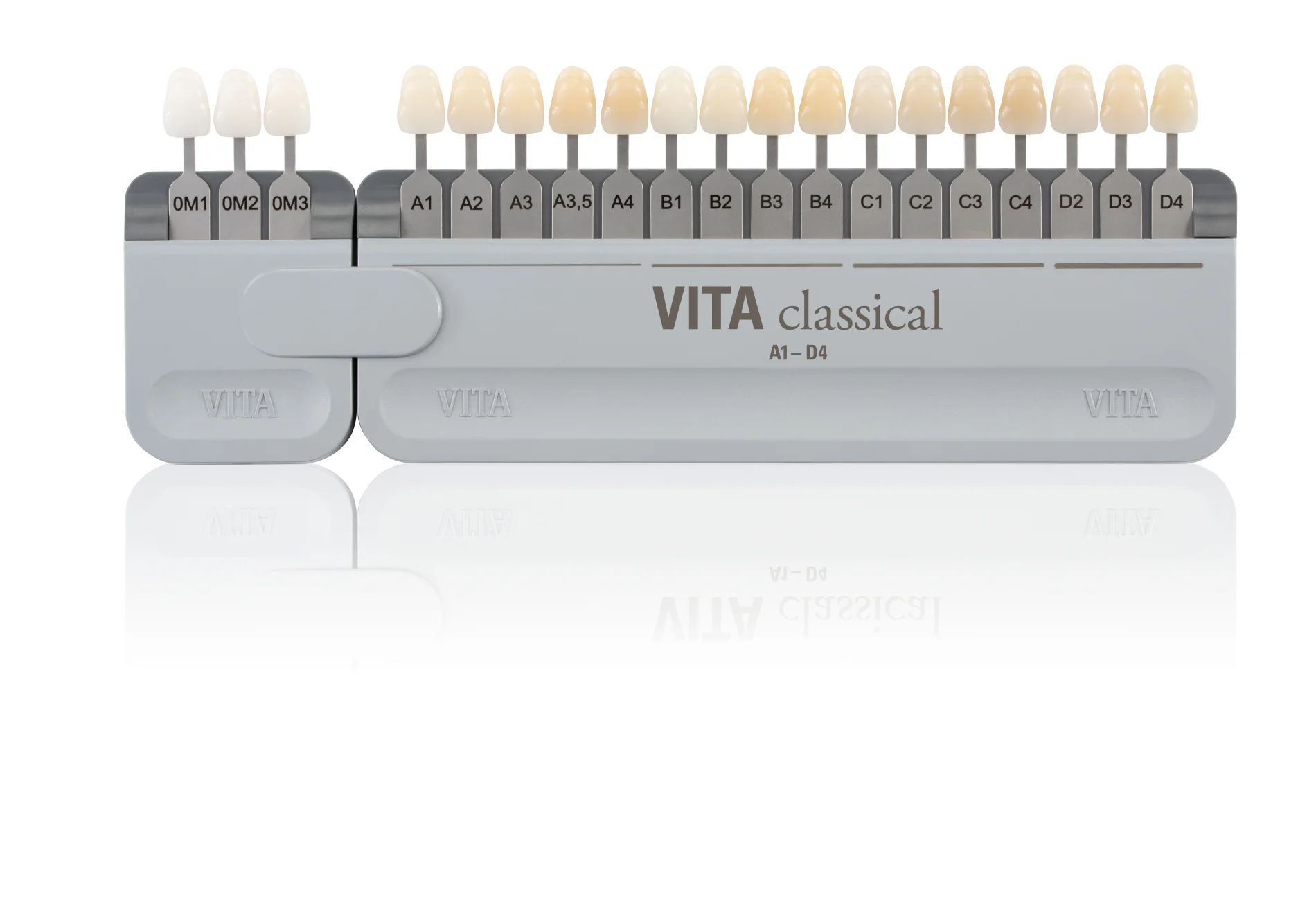 VITA classical A1-D4 shade guide with VITA Bleached Shades