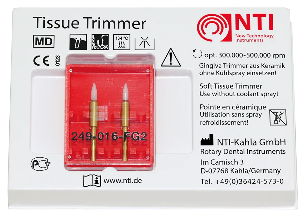 NTI - Soft Tissue Trimmer, kort -  249-016-FG2 -  2-pack