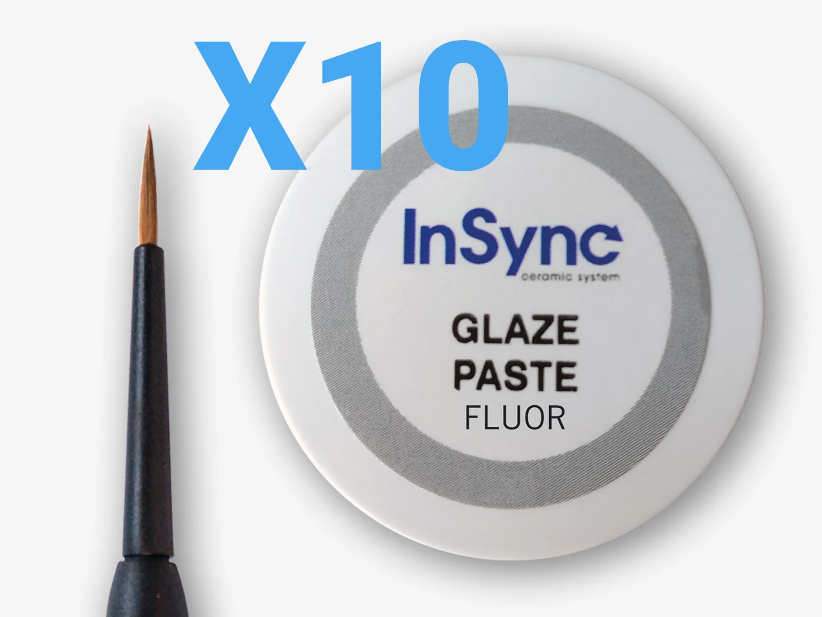 InSync Glaze Paste Fluor, 4g x10st