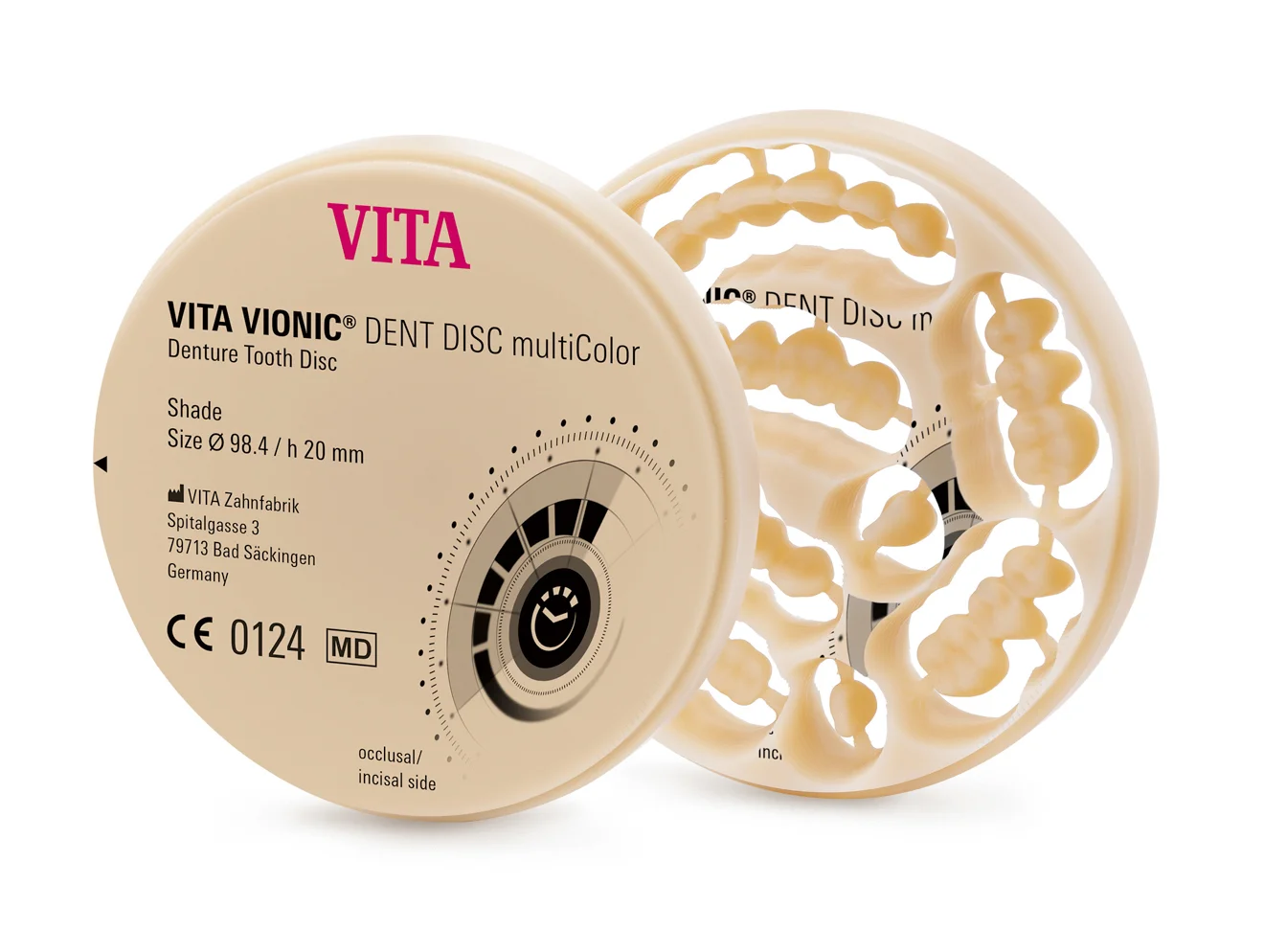 VITA VIONICÂ® DENT DISC multiColor, A2, Ã 98.4 x h 20 mm, 1 pc.