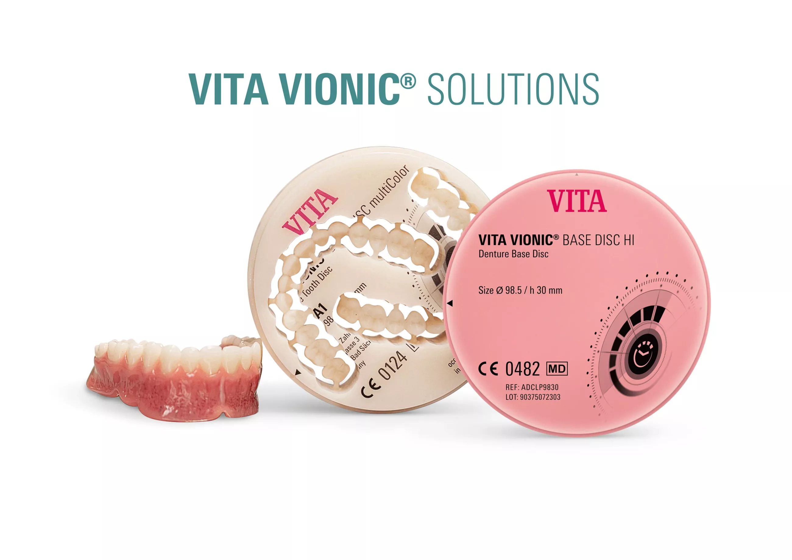 VITA VIONICÂ® BASE DISC HI, soft pink, Ã 98.5 x h 30 mm, 1 pc.