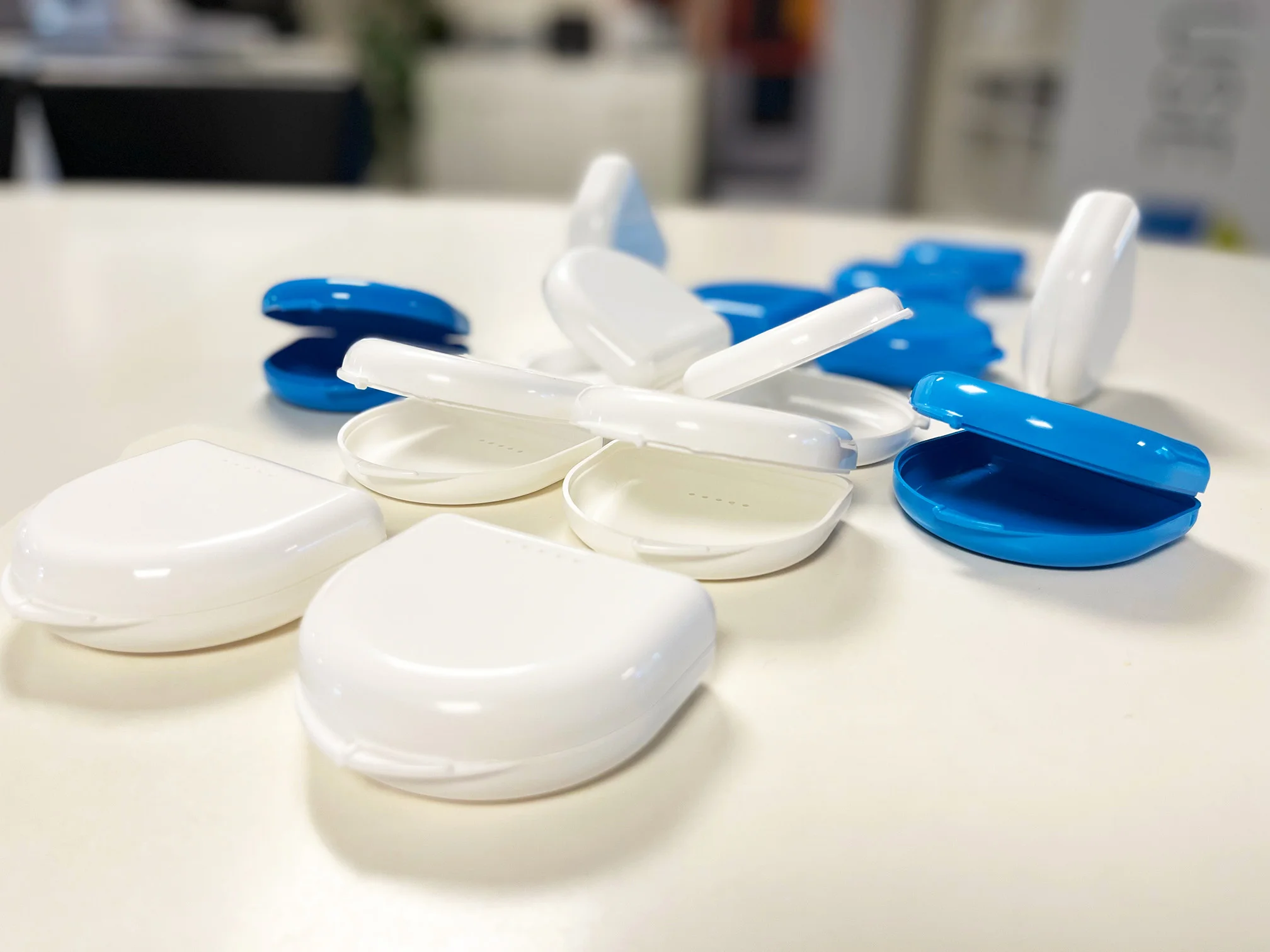 Bettskeneask (7,8x7,3x3cm) lightblue, 10p