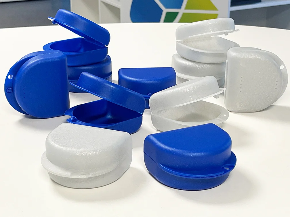 Protesask (8x7x4cm) Glitter- Silver, 10p