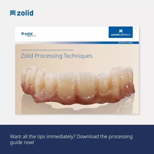 Zolid green-state finishing Kit