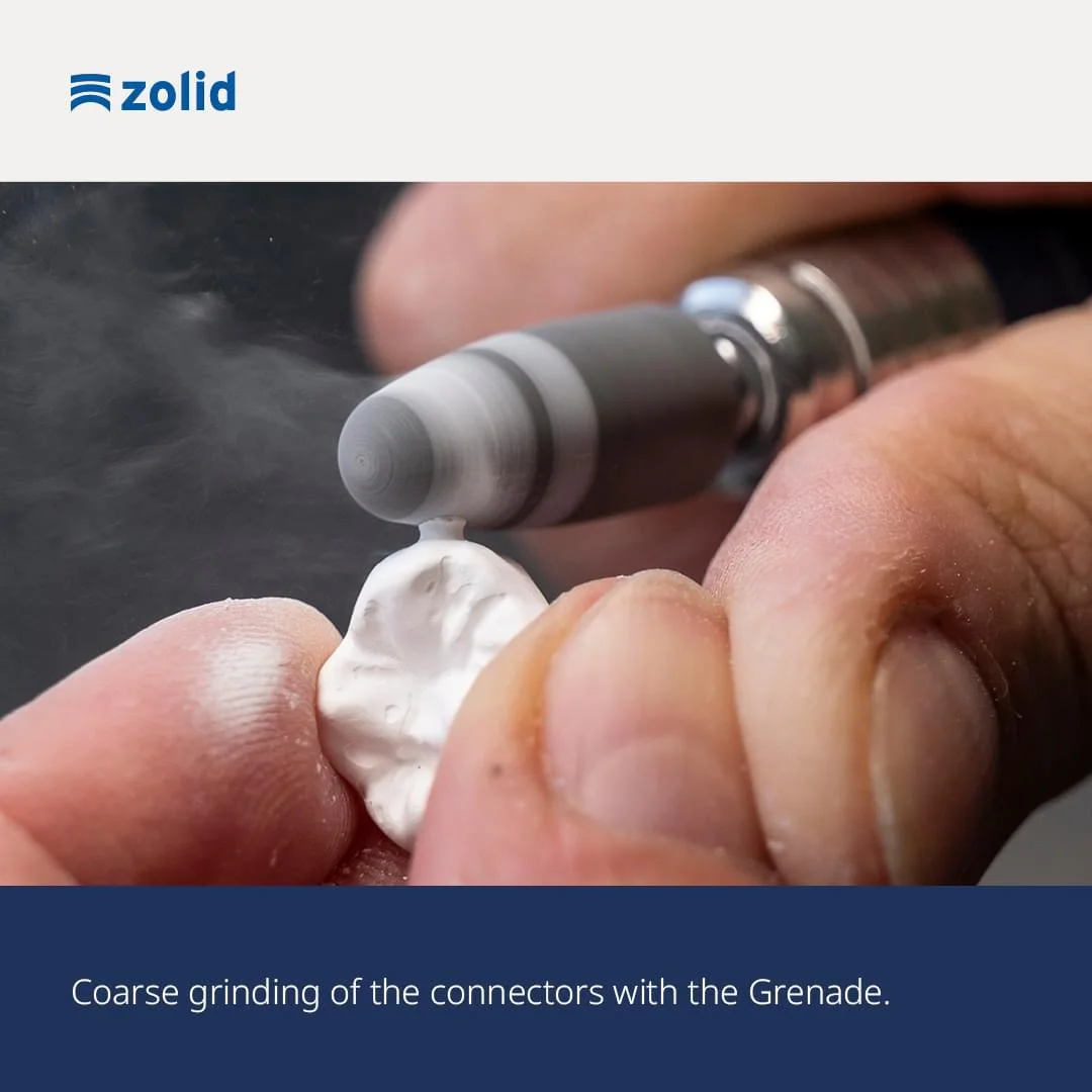 Polishing Grenade -Zolid green-state, 5pcs