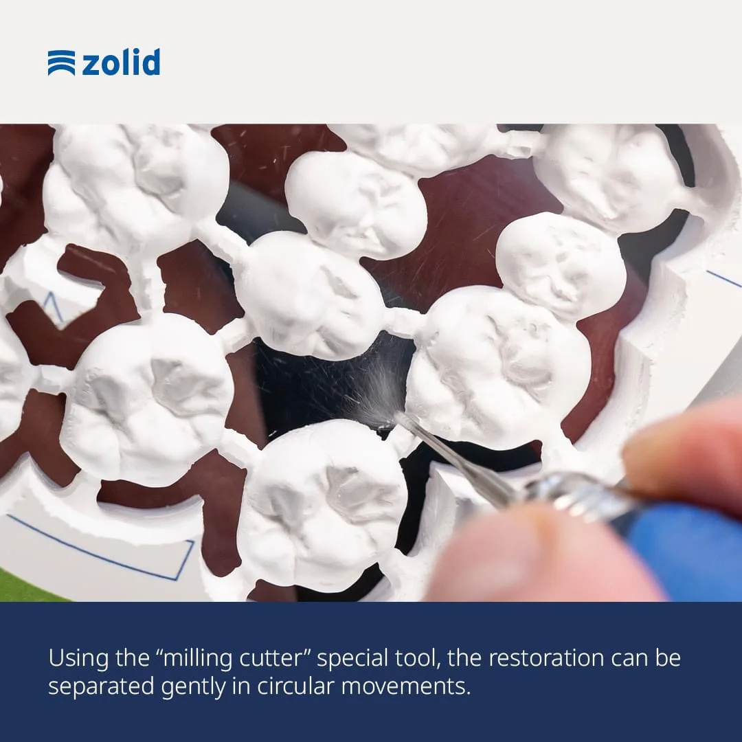 Separating cutter -Zolid green-state, 1pcs