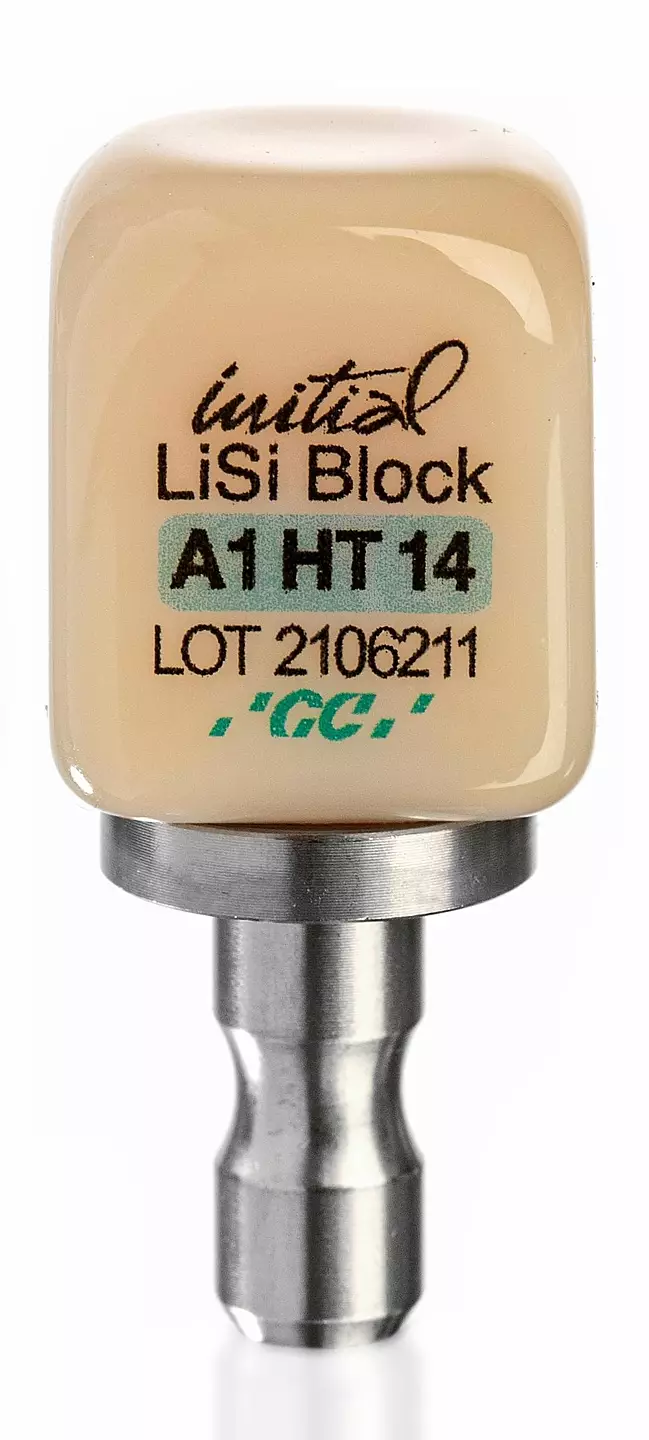 GC Initial LiSi Block, CEREC, Size 14, A1  HT