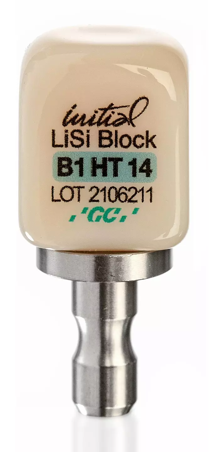 GC Initial LiSi Block, CEREC, Size 14, B1  HT