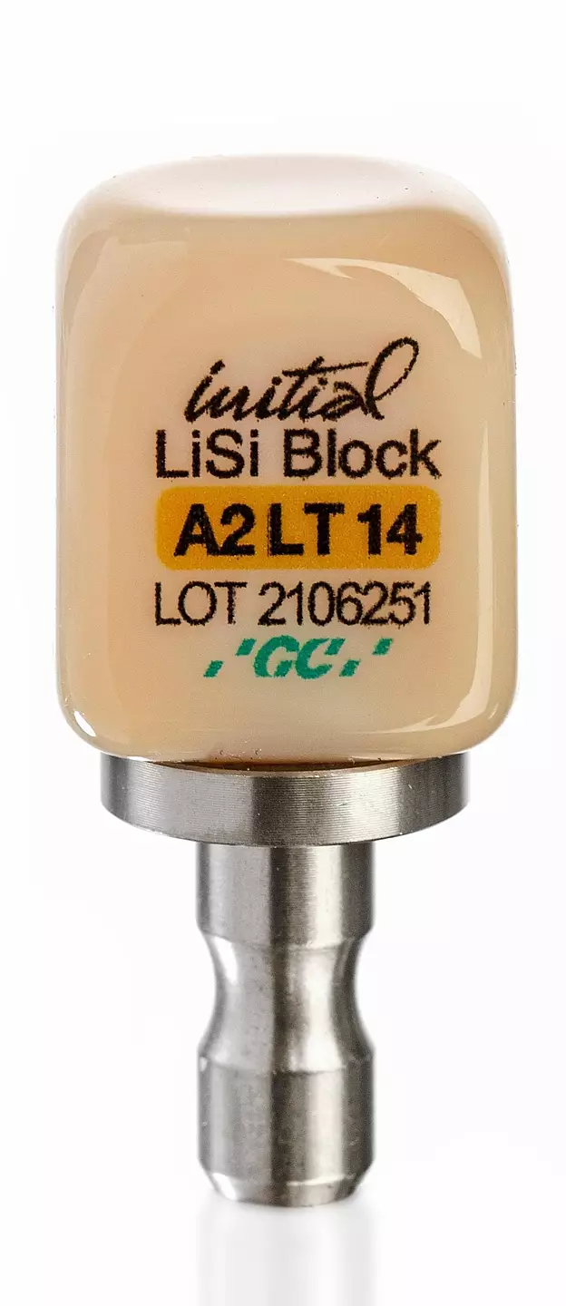 GC Initial LiSi Block, CEREC, Size 14, A2  LT