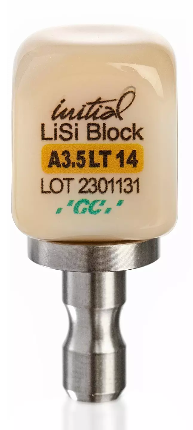 GC Initial LiSi Block, CEREC, Size 14, A3.5  LT