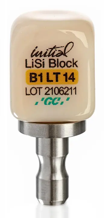 GC Initial LiSi Block, CEREC, Size 14, B1  LT