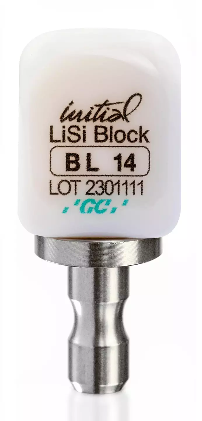 GC Initial LiSi Block, CEREC, Size 14, BL  LT