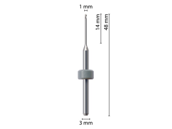 imes icore, PMMA, PEEK, Wax, Shank ø 3mm CNIM-3-1-000