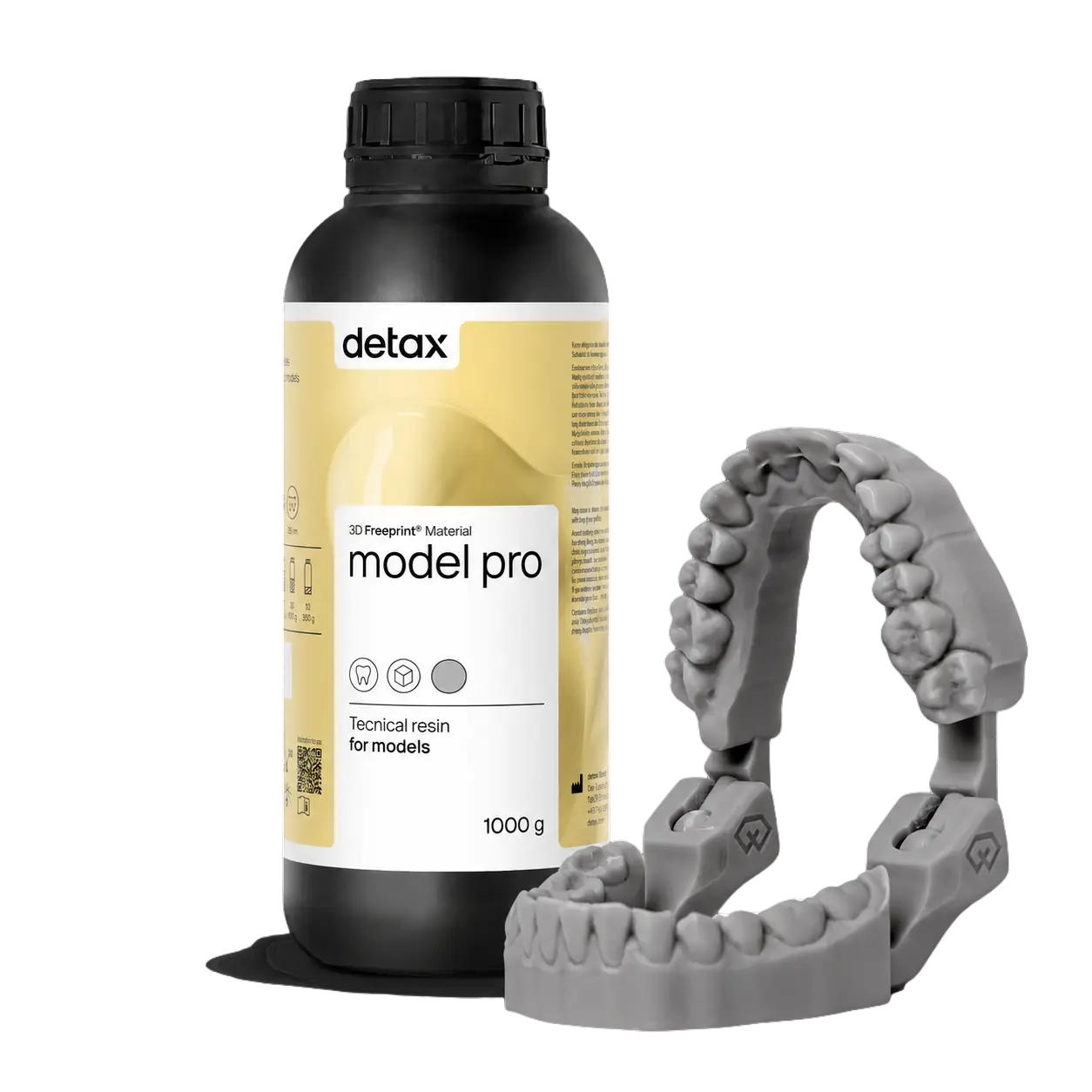 Detax FREEPRINT model pro grey 1.000 g