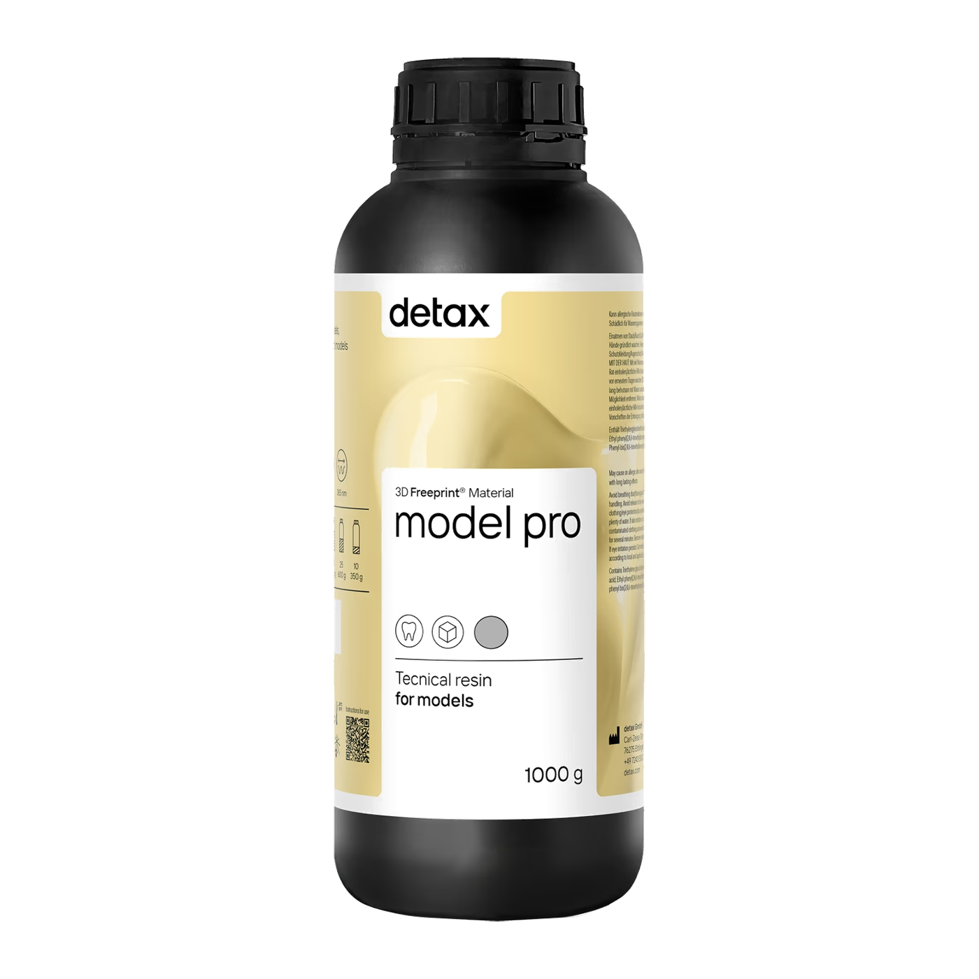 Detax FREEPRINT model pro light grey 1.000 g