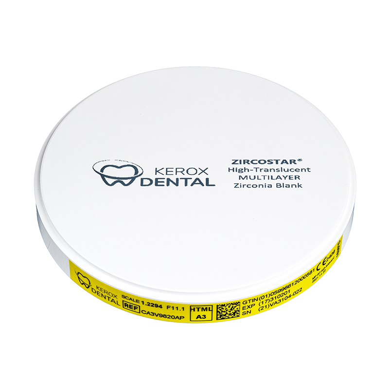 KEROX ZIRCOSTAR High Translucent Multilayer-A1-20mm
