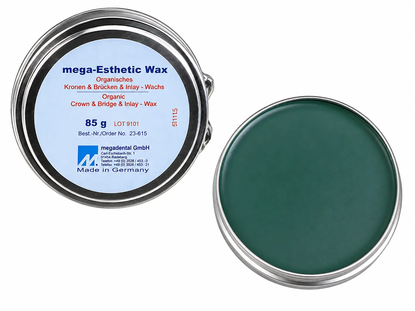 Mega Modelleringsvax grön, medium 85 g