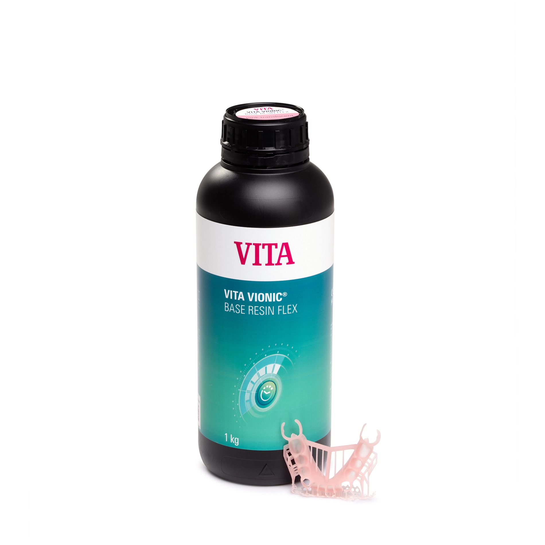 VITA VIONIC® BASE RESIN FLEX, pink translucent, 1 kg