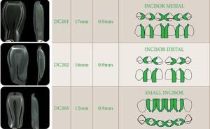 Bioclear Diastema Closure DC-201 HD matriser, 25 st/frp