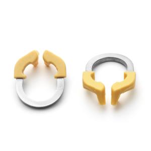 Stevenson ClipClamp/ring gul, 2 st