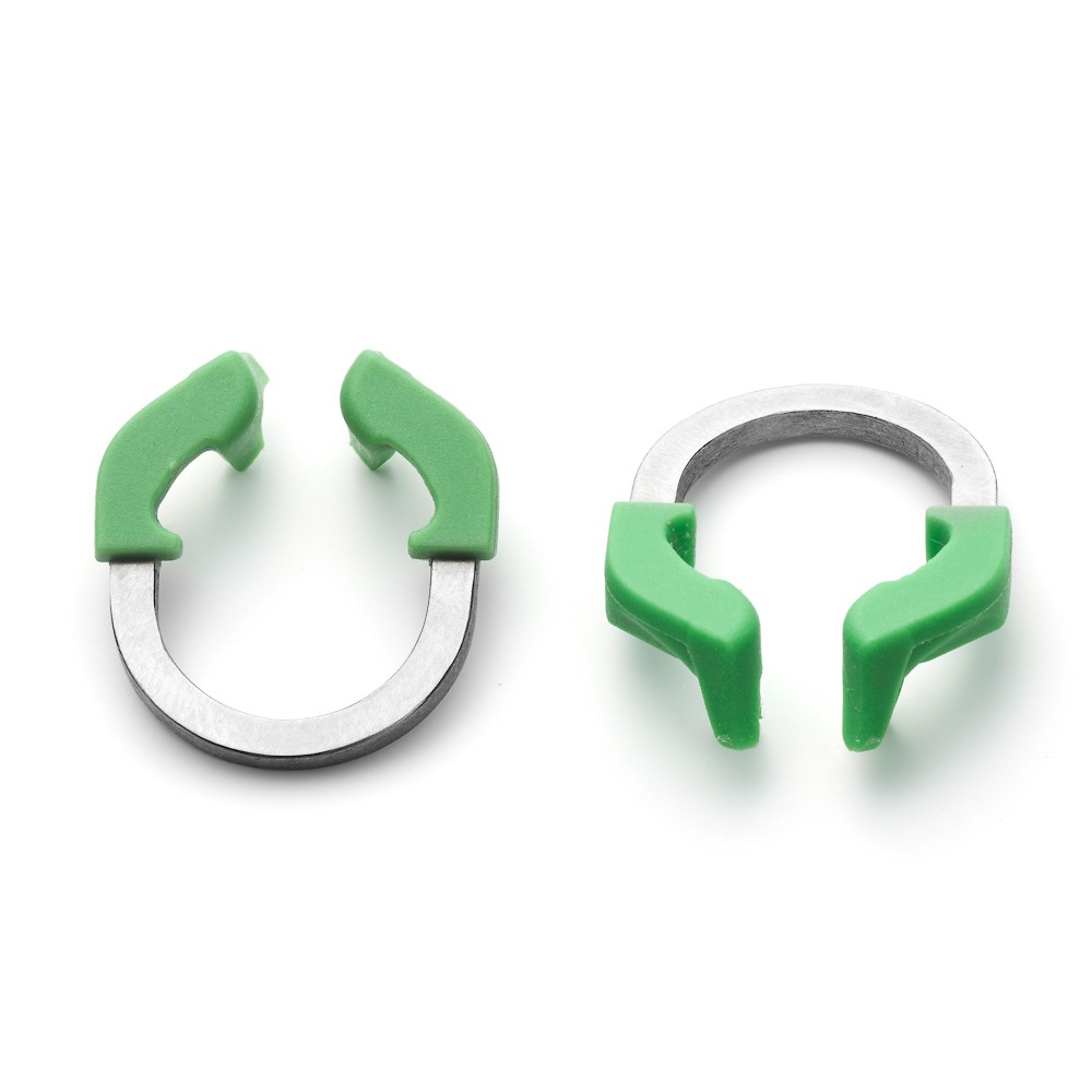 Stevenson ClipClamp/ring grön, 2 st