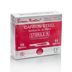 Swann-Morton skalpellblad #15, 100 st