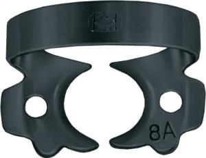 Kofferdamklammer svart #8A