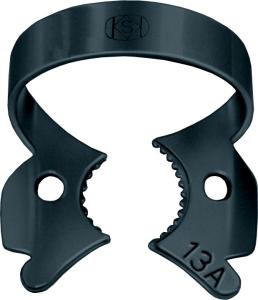Kofferdamklammer svart #13A