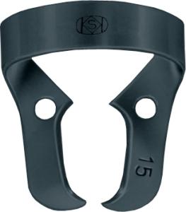 Kofferdamklammer svart #15