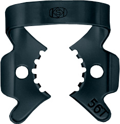 Kofferdamklammer svart #56T