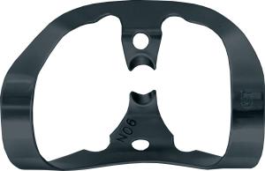 Kofferdamklammer svart #90N